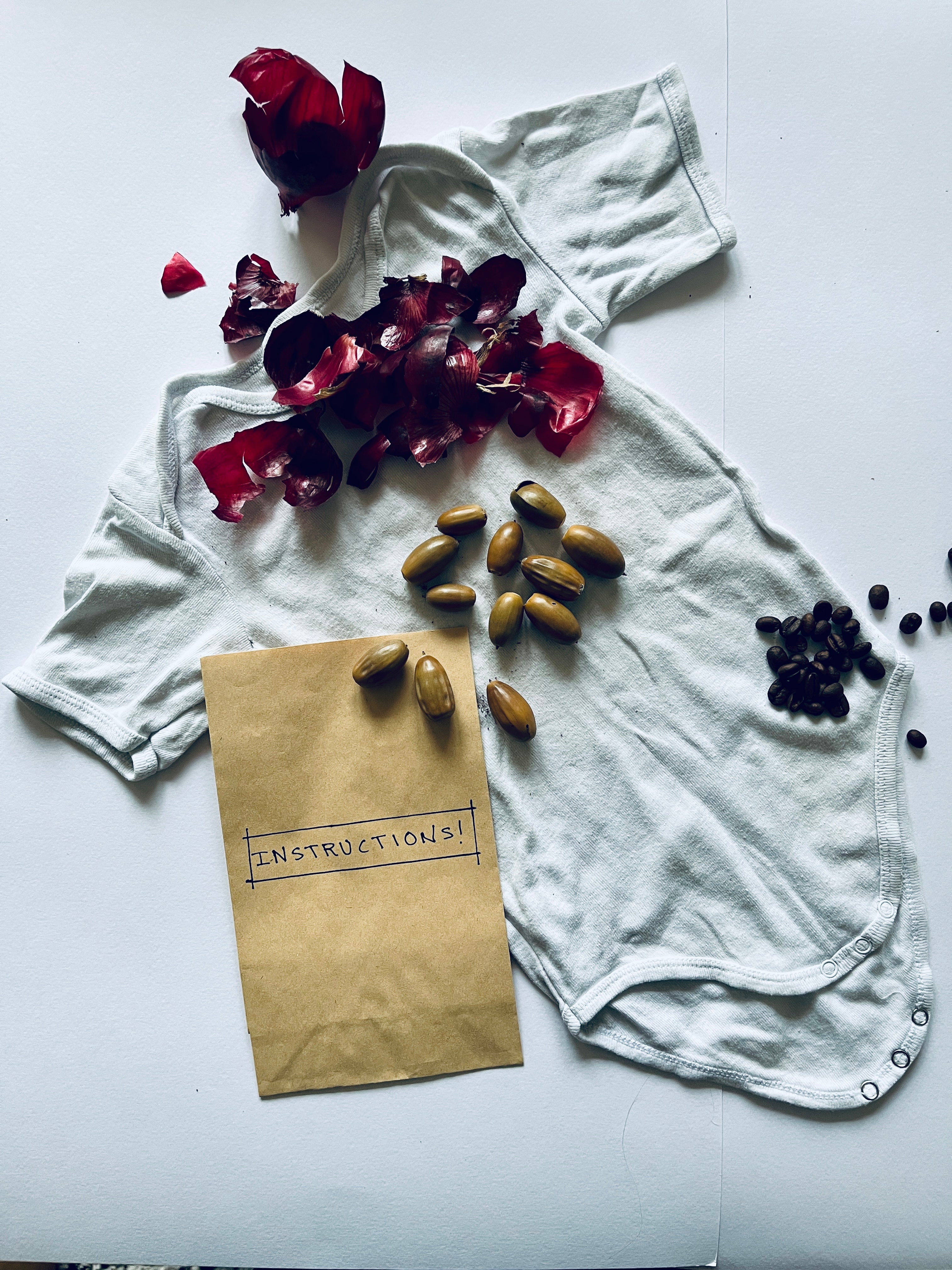 DIY kit för Växtfärgning av Baby body